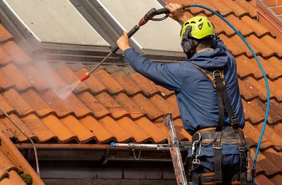 Démoussage et hydrofuge de toiture à Cravant